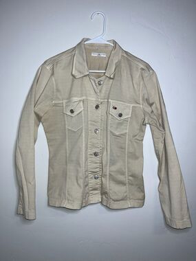 Tommy Hilfiger Sleepwear Khaki Denim Jacket Size Large